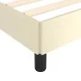 Bettgestell mit cremefarbenem Kunstleder-Kopfteil 180x200cm von , Betten und Lattenroste - Ref: Foro24-347515, Preis: 128,27 ...