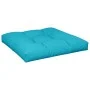 Cojines para palés 2 piezas tela turquesa de , Cojines para sillas y sofás - Ref: Foro24-360710, Precio: 58,04 €, Descuento: %