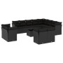 Set de sofás de jardín y cojines 13 pzas ratán sintético negro de , Conjuntos de jardín - Ref: Foro24-3250374, Precio: 919,53...