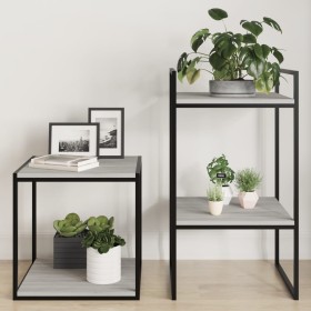 Estantes pared 4 uds madera ingeniería gris Sonoma 40x40x1,5 cm de , Estanterías - Ref: Foro24-838215, Precio: 28,12 €, Descu...