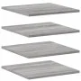 Estantes pared 4 uds madera ingeniería gris Sonoma 40x40x1,5 cm de , Estanterías - Ref: Foro24-838215, Precio: 27,53 €, Descu...