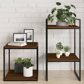 Estantes pared 4 uds madera ingeniería marrón roble 40x40x1,5cm de , Estanterías - Ref: Foro24-838217, Precio: 30,01 €, Descu...