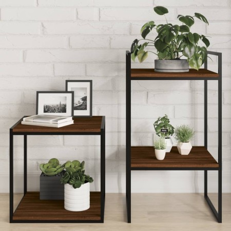 Estantes pared 4 uds madera ingeniería marrón roble 40x40x1,5cm de , Estanterías - Ref: Foro24-838217, Precio: 30,01 €, Descu...