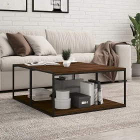 Estantes pared 4 uds madera ingeniería marrón roble 80x50x1,5cm de , Estanterías - Ref: Foro24-838283, Precio: 51,16 €, Descu...