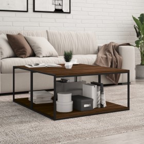 Estantes pared 4 uds madera ingeniería marrón roble 80x50x1,5cm de , Estanterías - Ref: Foro24-838283, Precio: 51,85 €, Descu...