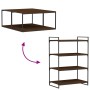 Estantes pared 4 uds madera ingeniería marrón roble 80x50x1,5cm de , Estanterías - Ref: Foro24-838283, Precio: 51,85 €, Descu...