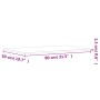 Estantes pared 4 uds madera ingeniería gris Sonoma 80x50x1,5 cm de , Estanterías - Ref: Foro24-838281, Precio: 56,97 €, Descu...