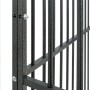 Corralito para perros con 8 paneles acero galvanizado negro de , Casetas para perros - Ref: Foro24-3209557, Precio: 196,27 €,...