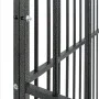 Corralito para perros con 16 paneles acero galvanizado negro de , Casetas para perros - Ref: Foro24-3209555, Precio: 387,18 €...
