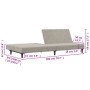Sofá cama de 2 plazas terciopelo gris claro de , Sofás - Ref: Foro24-375732, Precio: 235,90 €, Descuento: %