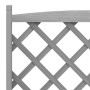 Jardinera con enrejado y ruedas madera maciza de abeto gris de , Maceteros y jardineras - Ref: Foro24-3207654, Precio: 168,11...