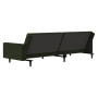 Sofá cama de 2 plazas terciopelo verde oscuro de , Sofás - Ref: Foro24-375739, Precio: 269,01 €, Descuento: %