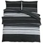 Juego de funda nórdica algodón negro y blanco 260x240 cm de , Fundas de nórdico - Ref: Foro24-136498, Precio: 43,78 €, Descue...