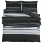 Juego de funda nórdica algodón negro y blanco 200x200 cm de , Fundas de nórdico - Ref: Foro24-136493, Precio: 27,72 €, Descue...