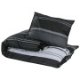 Juego de funda nórdica algodón negro y blanco 200x200 cm de , Fundas de nórdico - Ref: Foro24-136493, Precio: 28,23 €, Descue...