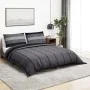 Juego de funda nórdica algodón gris oscuro 135x200 cm de , Fundas de nórdico - Ref: Foro24-136424, Precio: 25,92 €, Descuento: %