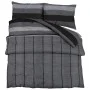 Juego de funda nórdica algodón gris oscuro 200x200 cm de , Fundas de nórdico - Ref: Foro24-136418, Precio: 29,22 €, Descuento: %