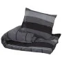 Juego de funda nórdica algodón gris oscuro 200x200 cm de , Fundas de nórdico - Ref: Foro24-136418, Precio: 29,22 €, Descuento: %