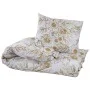Juego de funda nórdica algodón blanco y marrón 200x200 cm de , Fundas de nórdico - Ref: Foro24-136411, Precio: 24,72 €, Descu...