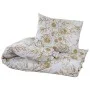 Juego de funda nórdica algodón blanco y marrón 140x200 cm de , Fundas de nórdico - Ref: Foro24-136405, Precio: 20,73 €, Descu...