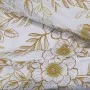 Juego de funda nórdica algodón blanco y marrón 140x200 cm de , Fundas de nórdico - Ref: Foro24-136405, Precio: 20,73 €, Descu...