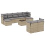 Juego de sofás jardín con cojines beige 10 pzas ratán sintético de , Conjuntos de jardín - Ref: Foro24-3218319, Precio: 582,7...