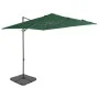 Sombrilla de jardín con base portátil verde de vidaXL, Sombrillas - Ref: Foro24-276336, Precio: 164,45 €, Descuento: %