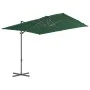 Sombrilla de jardín con base portátil verde de vidaXL, Sombrillas - Ref: Foro24-276336, Precio: 164,45 €, Descuento: %