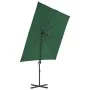 Sombrilla de jardín con base portátil verde de vidaXL, Sombrillas - Ref: Foro24-276336, Precio: 164,45 €, Descuento: %