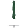 Sombrilla de jardín con base portátil verde de vidaXL, Sombrillas - Ref: Foro24-276336, Precio: 174,57 €, Descuento: %