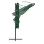 Sombrilla de jardín con base portátil verde de vidaXL, Sombrillas - Ref: Foro24-276336, Precio: 164,45 €, Descuento: %