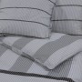Juego de funda nórdica algodón gris 140x200 cm de , Fundas de nórdico - Ref: Foro24-136432, Precio: 22,76 €, Descuento: %
