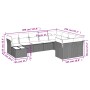 Set de sofás de jardín 10 pzas cojines ratán sintético negro de , Conjuntos de jardín - Ref: Foro24-3218185, Precio: 607,57 €...