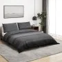 Juego de funda nórdica algodón gris oscuro 155x220 cm de , Fundas de nórdico - Ref: Foro24-136485, Precio: 34,85 €, Descuento: %
