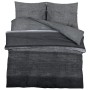 Juego de funda nórdica algodón gris oscuro 155x220 cm de , Fundas de nórdico - Ref: Foro24-136485, Precio: 35,76 €, Descuento: %