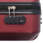 Juego de maletas rígidas ruedas trolley 3 pzas rojo tinto ABS de vidaXL, Maletas - Ref: Foro24-91874, Precio: 108,45 €, Descu...