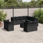 Set de sofás de jardín 12 piezas cojines ratán sintético negro de , Conjuntos de jardín - Ref: Foro24-3250354, Precio: 883,87...