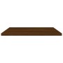 Estantes pared 4 uds madera ingeniería marrón roble 40x50x1,5cm de , Estantes y estanterías - Ref: Foro24-838223, Precio: 38,...
