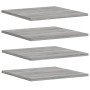 Estantes pared 4 uds madera ingeniería gris Sonoma 40x50x1,5 cm de , Estantes y estanterías - Ref: Foro24-838221, Precio: 38,...