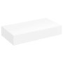 Estante flotante pared con 1 cajón MDF blanco para libros/DVD en Estanterías | Comprar online en Foru.es