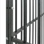 Corralito para perros con 12 paneles acero galvanizado negro de , Casetas para perros - Ref: Foro24-3209554, Precio: 291,59 €...