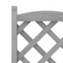 Jardinera con enrejado y ruedas madera maciza de abeto gris de , Maceteros y jardineras - Ref: Foro24-3207648, Precio: 84,54 ...