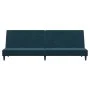 Sofá cama de 2 plazas terciopelo azul de , Sofás - Ref: Foro24-375731, Precio: 227,48 €, Descuento: %