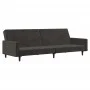 Sofá cama de 2 plazas terciopelo gris oscuro de , Sofás - Ref: Foro24-375738, Precio: 255,01 €, Descuento: %