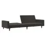 Sofá cama de 2 plazas terciopelo gris oscuro de , Sofás - Ref: Foro24-375738, Precio: 255,01 €, Descuento: %