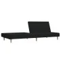 2 seater black fabric sofa bed by , Sofas - Ref: Foro24-375725, Price: 237,90 €, Discount: %