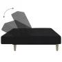 Sofá cama de 2 plazas tela negro de , Sofás - Ref: Foro24-375725, Precio: 237,90 €, Descuento: %
