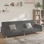 Sofá cama de 2 plazas tela gris claro de , Sofás - Ref: Foro24-375727, Precio: 258,25 €, Descuento: %