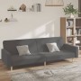 Sofá cama de 2 plazas tela gris claro de , Sofás - Ref: Foro24-375727, Precio: 261,61 €, Descuento: %