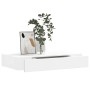 Estante flotante pared con 1 cajón MDF blanco para libros/DVD en Estanterías | Comprar online en Foru.es
